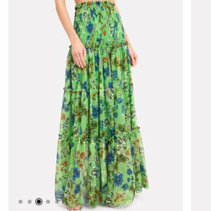 Alexis Roshan Smocked Maxi Skirt
